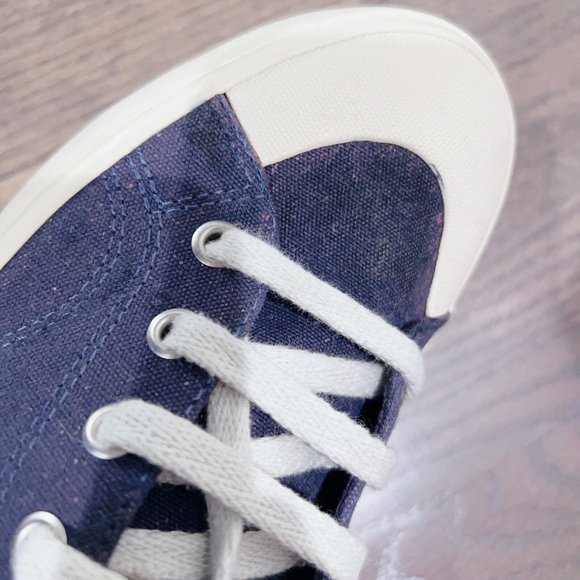 VEJA Nova High Top Fashion Logo Sneaker Nautico Pierre Canvas Mens US 8 EU 41 - Picture 10 of 10